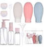 Refillable & Leak Proof Travel Bottle Kit (11 Pcs) for Toiletries with Bag
