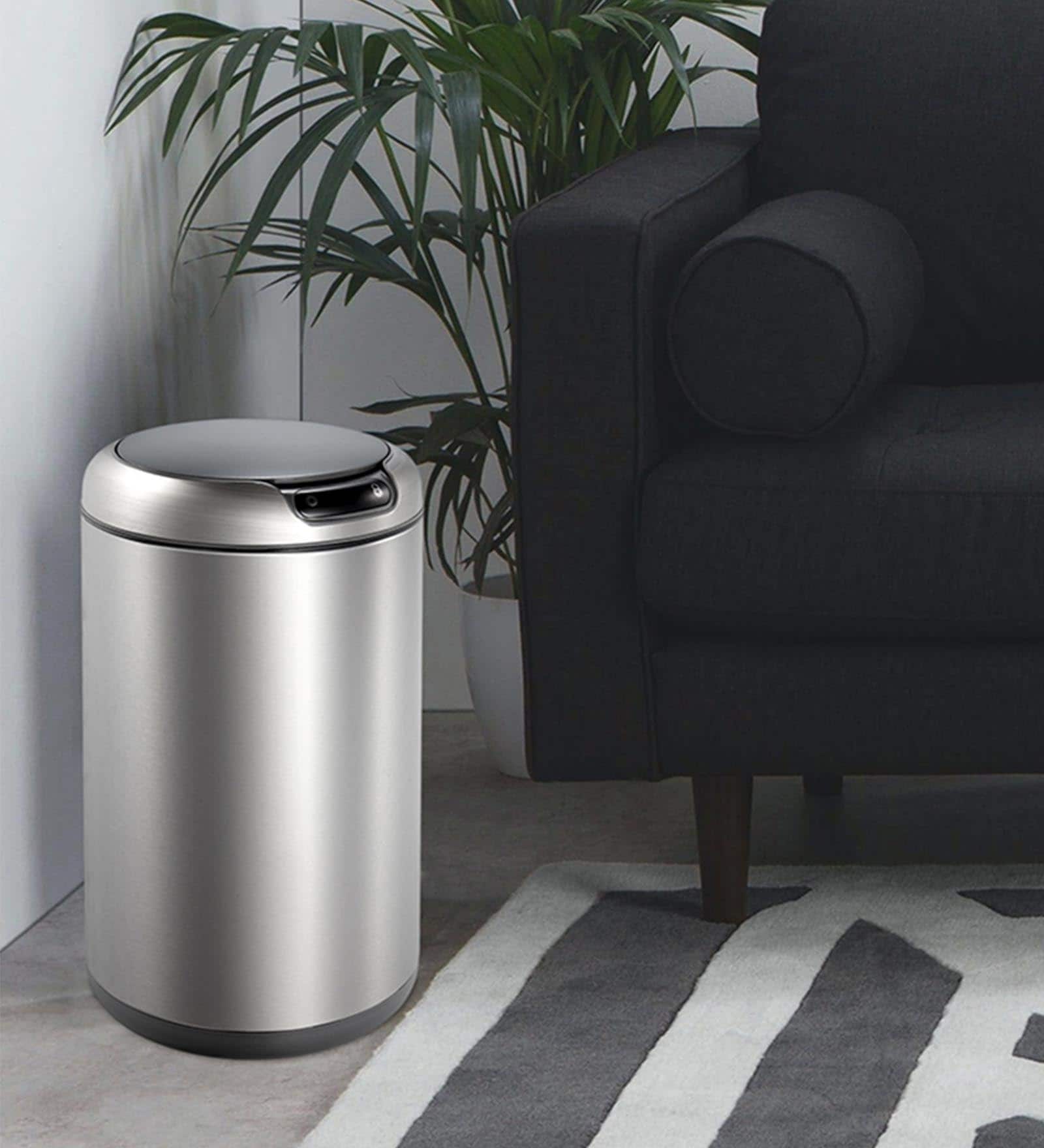 12 Litre Bronze Copper Stainless Steel Dustbin