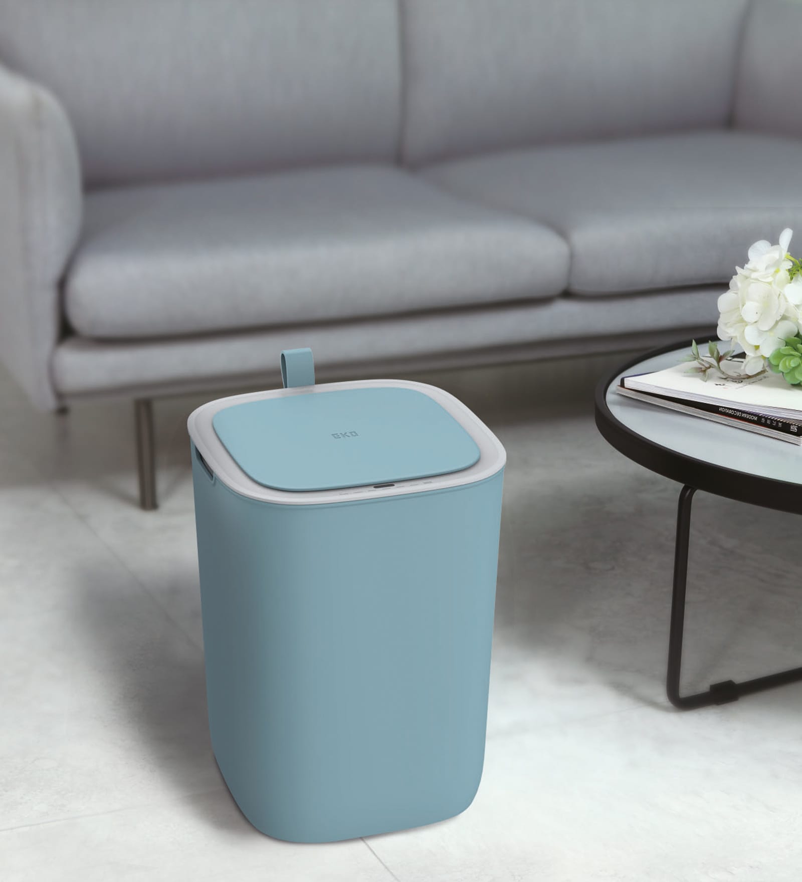 12 Litre Metallic Stainless Steel Dustbin