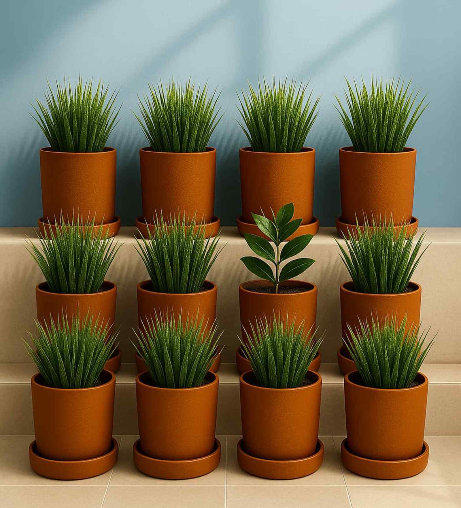 12 Pcs Red Terracotta 6 Inchs Planters