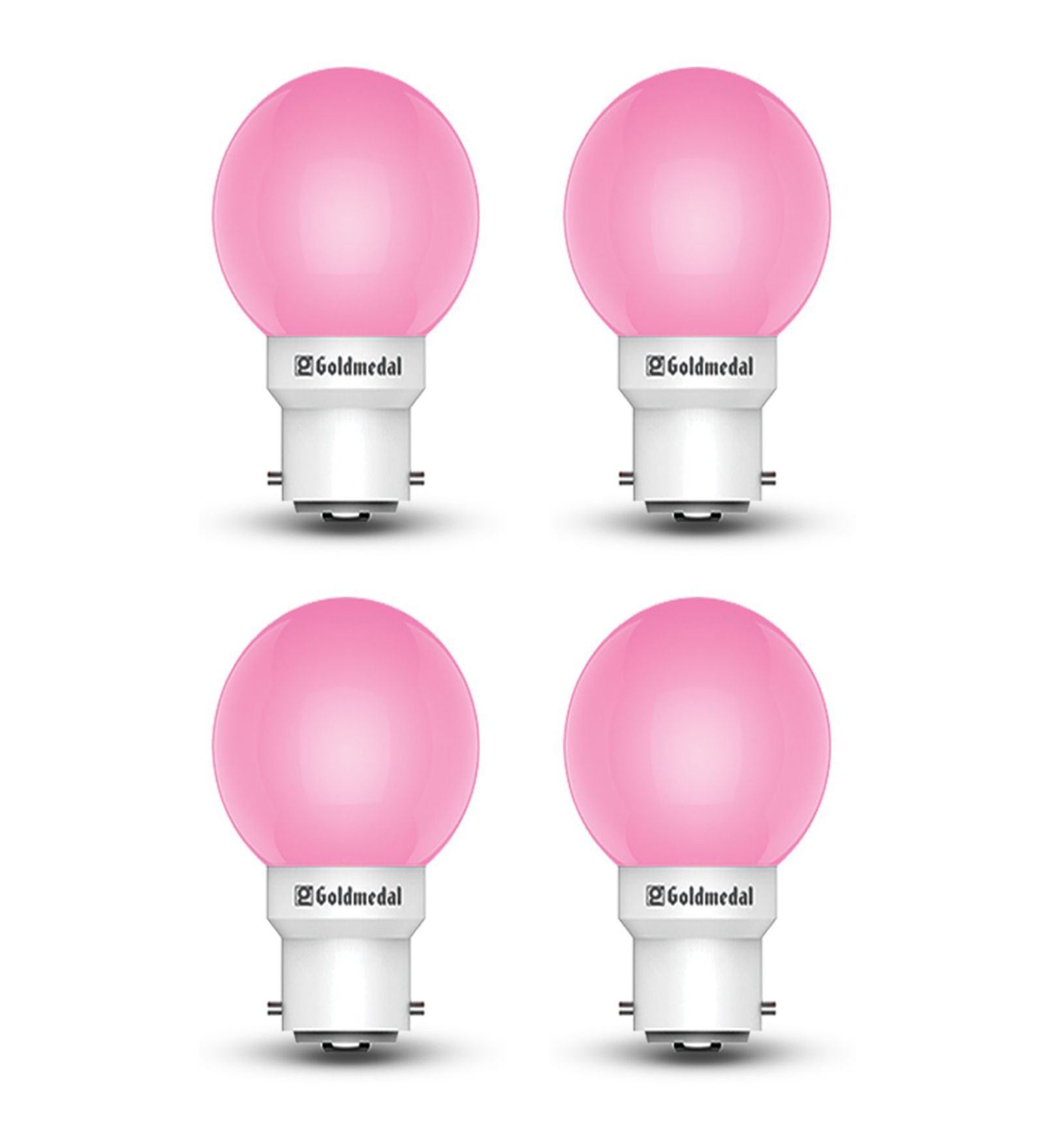 12 W Standard B22 Night Bulb (White, Pack of 4)