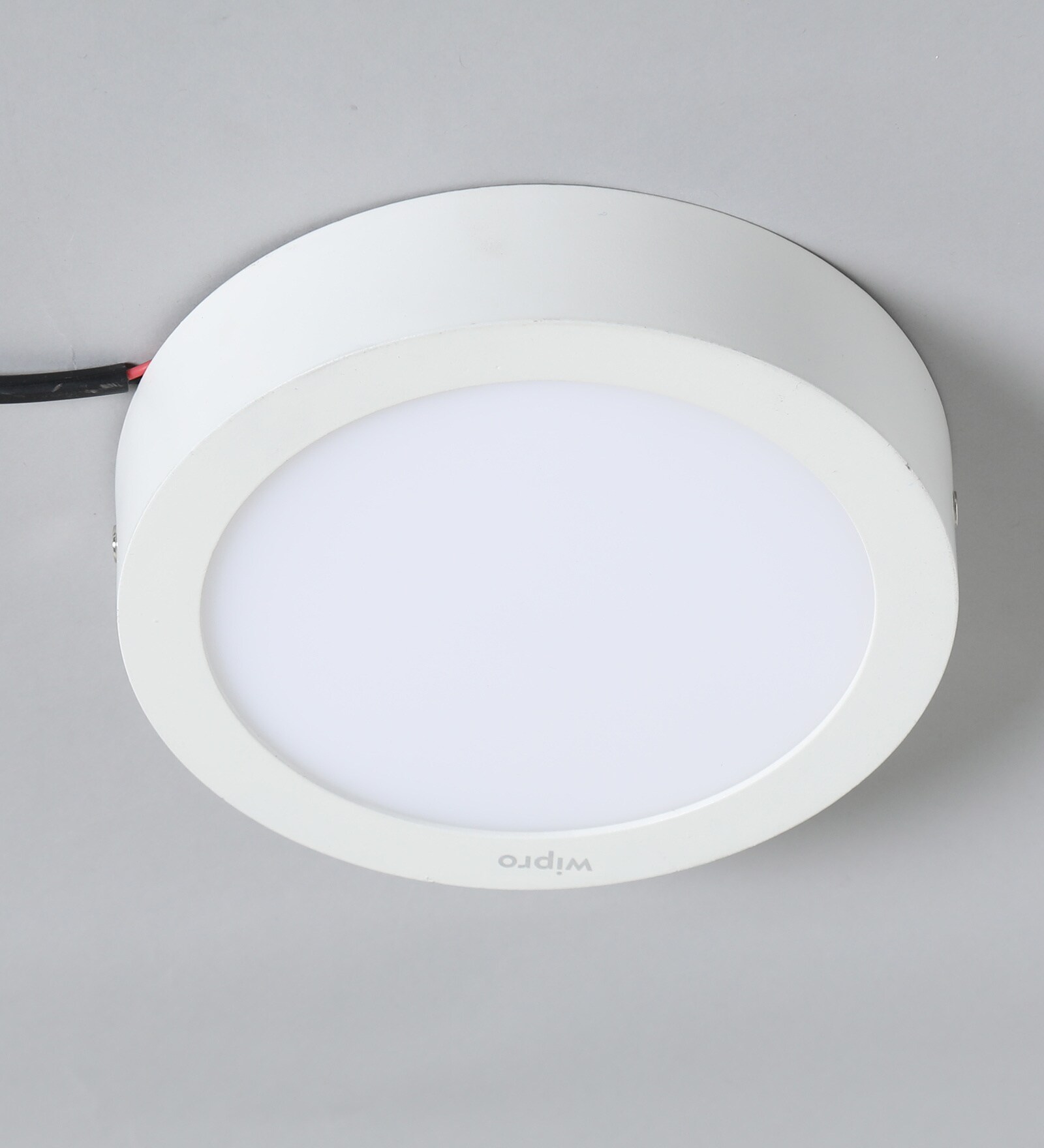 Wipro Iris Slim Ro 12 Watt Round Slim Panel Surface Mounted White Led Down Lighter (Cool White)