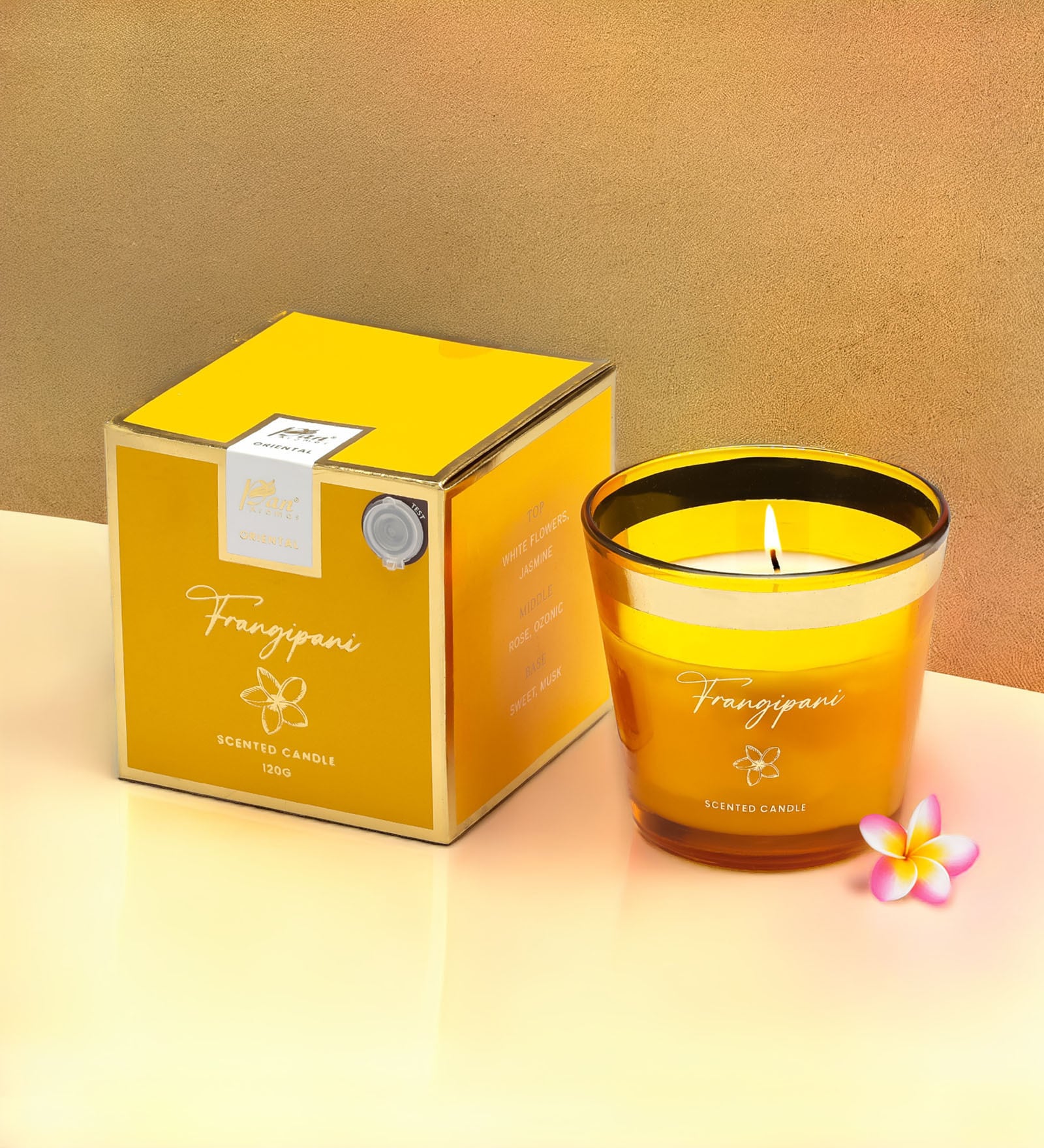 Frangipani Oriental Scented Candle 120g