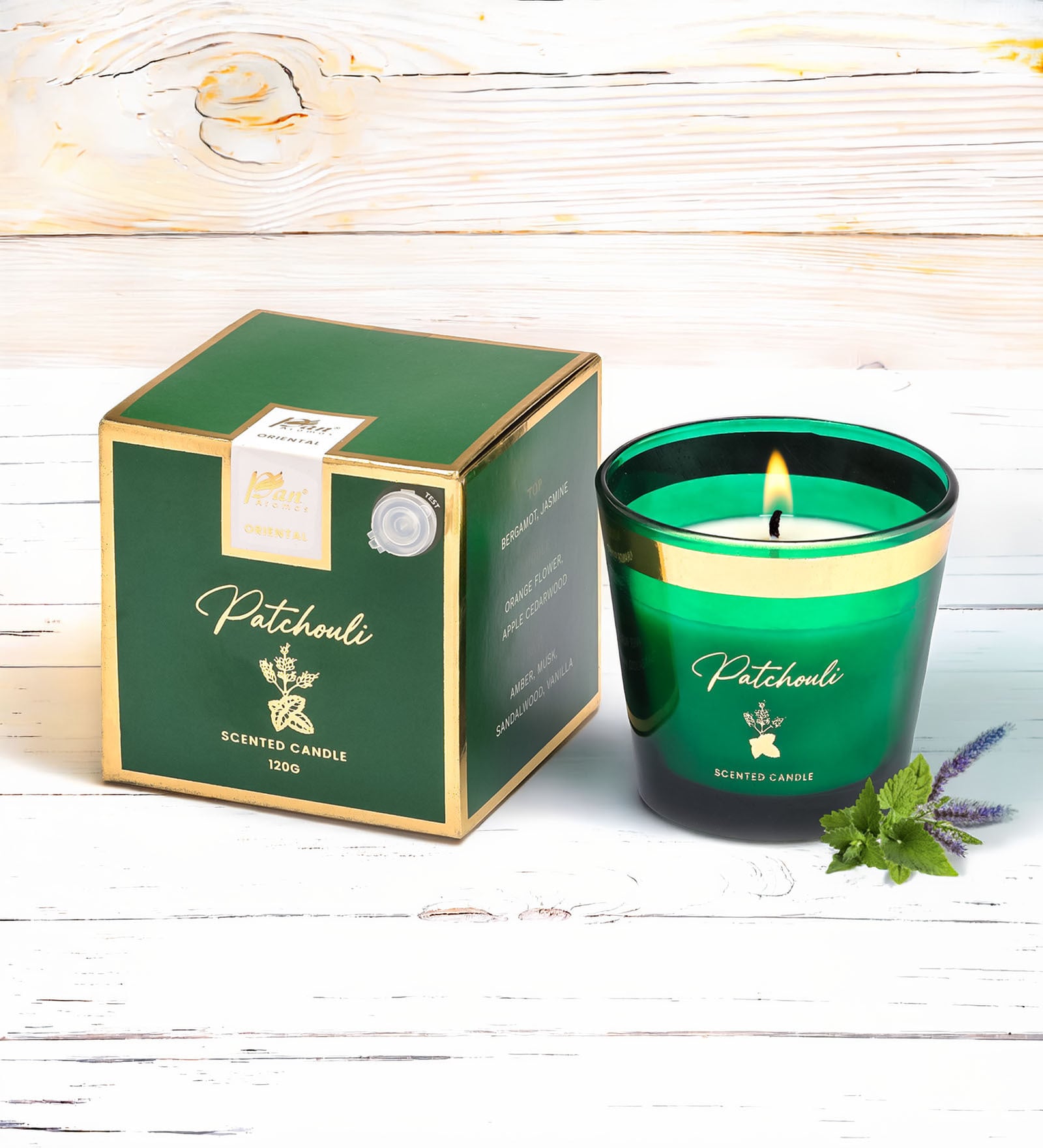 Patchouli Oriental Scented Candle 120g