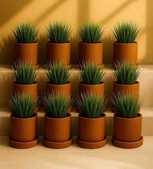 12 Pcs Red Terracotta 4 Inchs Planters
