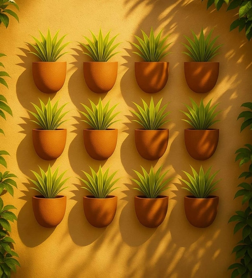 12 Pcs Red Terracotta 6.5 Inchs Planters