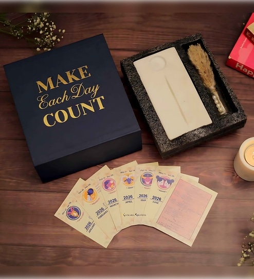 12 Zodiac Desk Calendar 2026 For Home & Office Decor