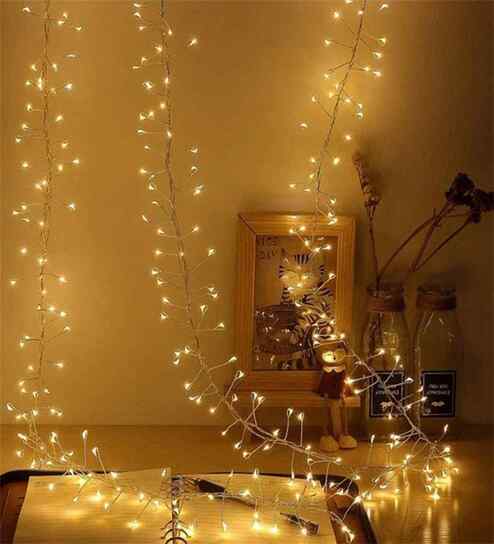 12V Firecracke String Light with Adapter