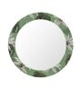 Green Glass Artist Wall Mirror
