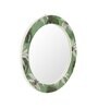 Green Glass Artist Wall Mirror