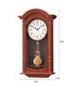 Brown Solid Wood Pendulum Clock