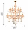 12 Arm Crystal & Glass Luxury Chandelier