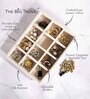 Cream 12 Grids Jewellery Tray