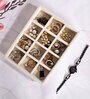 Cream 12 Grids Jewellery Tray