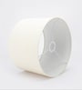 12-Inch Cream Fabric Drum Lampshade