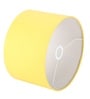 12-Inch Dark Yellow Fabric Drum Lampshade