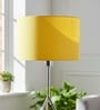 12-Inch Dark Yellow Fabric Drum Lampshade