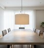 12-Inch Flex Fabric Drum Pendant Light