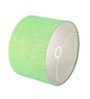 12-Inch Green Texture Fabric Drum Lampshade