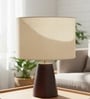 12-Inch Premium Jute Fabric Drum Lampshade