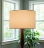 12-Inch Premium Jute Fabric Drum Lampshade