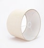 12-Inch Premium Jute Fabric Drum Lampshade