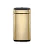 12 Litre Black Stainless Steel Dustbin