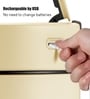 12 Litre Black Steel Stainless Steel Dustbin
