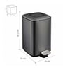 12 Litre Blue Pvc Dustbin