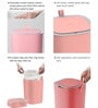 12 Litre Champagne Gold Stainless Steel Dustbin