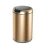 12 Litre Champagne Gold Stainless Steel Dustbin