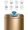 12 Litre Champagne Gold Stainless Steel Dustbin