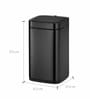 12 Litre Champagne Gold Stainless Steel Dustbin