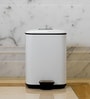 12 Litre Metallic Stainless Steel Dustbin