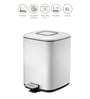 12 Litre Metallic Stainless Steel Dustbin