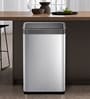 12 Litre Titanium Blue Stainless Steel Dustbin
