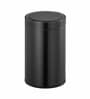 12 Litre White Stainless Steel Dustbin