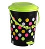 Green 12 Ltrs Plastic SwingTop Dustbins