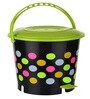 Green 12 Ltrs Plastic SwingTop Dustbins