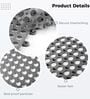PVC Pack of 12 Interlocking Floor Tiles with Drain Holes 12 x 12 Inches Mat