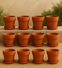12 Pcs Red Terracotta 4.5 Inchs Planters