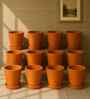 12 Pcs Red Terracotta 5.5 Inchs Planters