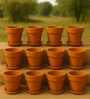 12 Pcs Red Terracotta 6 Inchs Planters