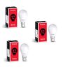 12 W Standard B22 LED Bulb (White, Pack of 3)