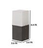 12 Watts Aluminium Gate Pillar Post Light (E27 Holder)