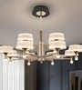 120 Watt Xenia Modern Designer LED Ceiling Chandelier for Living Room|Hall| Bedroom| Dining| Google|Alexa Voice Assist App Control and 3 Color Mode