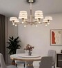 120 Watt Xenia Modern Designer LED Ceiling Chandelier for Living Room|Hall| Bedroom| Dining| Google|Alexa Voice Assist App Control and 3 Color Mode
