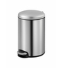 Metallic 12L Stainless Steel Step Bin with Pedal Fingerprint-Resistant