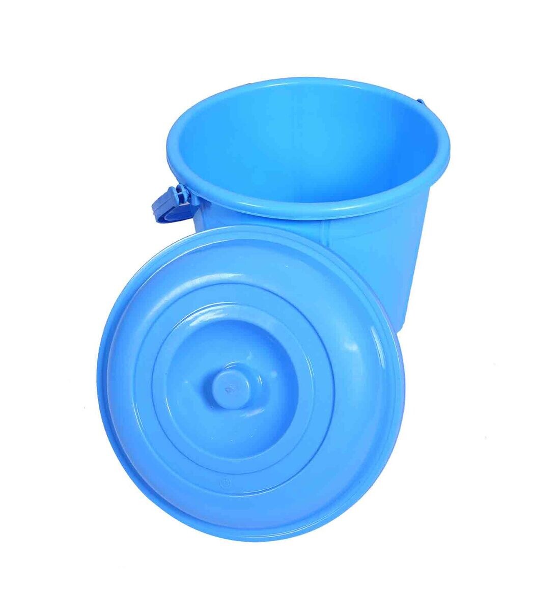 27in. Sky Blue Plastic Bucket