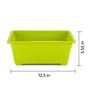 13 Inch Plastic Green Window Planters
